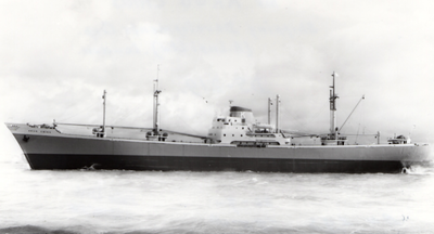 40096 Vrachtschip Argo Chios gebouwd door de Kon. Mij. De Schelde voor reder J.C. Carras uit Griekenland. Bouwnummer ...
