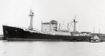 40131 Vrachtschip 'Ob', gebouwd door de Kon. Mij. de Schelde voor Sovtorgflot (USSR) te Moermansk.Bouwnummer 276, ...
