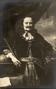 41296 Portret van Michiel Adriaansz de Ruyter naar een schilderij van Ferdinand Bol.Luitant Admiraal Generaal M.A. de ...