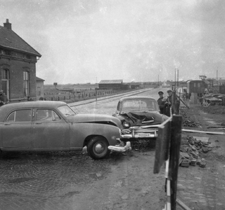 41618 Autobotsing op de Nieuwe Vlissingseweg, hoek Paul Krugerstraat bij de Keersluis.