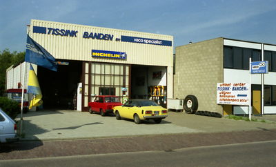 43182 Tissink banden (autobanden en garage) aan de Gildeweg, op het bedrijventerrein Baskensburg in Vlissingen