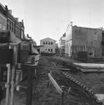 43386 Sloop van het politiebureau in de Breestraat in Vlissingen, bouwjaar 1910 en nieuwbouw in de Molenstraat, hoek ...