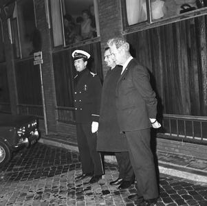 43420 Opening van het nieuwe politiebureau in de Molenstraat, hoek Breestraat in Vlissingen op 21 januari 1970. ...