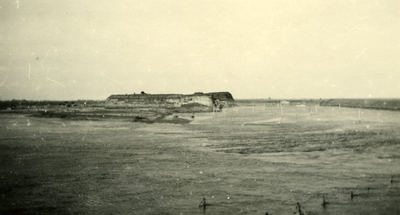 44036 Tweede Wereldoorlog. Fort Rammekens bij Ritthem na de bevrijding