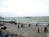 45551 Herdenking van het 400ste geboortejaar van Michiel de Ruyter. De Zeeuwse Marinedagen werden gehouden van 6 tot 9 ...