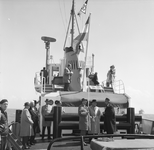 46697 Aan boord van de nieuwe sleepboot Sophia van de Steenkolen Handelsvereniging (SHV).