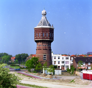 49445 De watertoren aan de Badhuisstraat (anno 1894), gezien vanaf de Spuikomweg