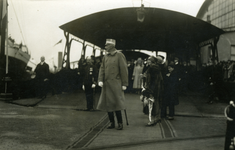 50793 Bezoek van Prinses Astrid van Zweden aan Vlissingen. Met de Zweedse kruiser Fylgia arriveerde de prinses samen ...