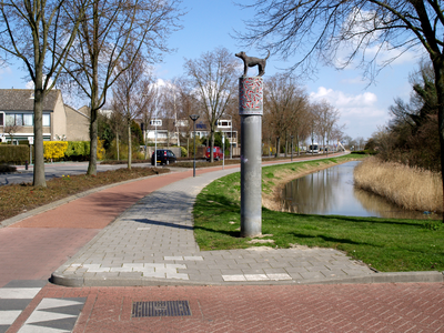 50847 De Lekstraat gezien vanaf de hoek Westerscheldestraat in Oost-Souburg. In de wijk Schoonenburg-oost zijn vier ...