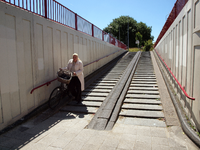 51997 Het Draaibrugpad, tunneltje bij de brug tussen Oost- en West-Souburg onder de autoweg Vlissingen - Middelburg