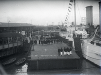 53919 Bezoek van Prinses Astrid van Zweden aan Vlissingen op 7 november 1926. Met de Zweedse kruiser Fylgia arriveerde ...