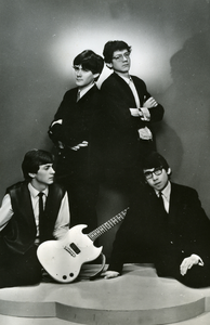 54893 De Goese band The Shazams. Deze band speelde o.a. tijdens de grote Beatmarathon op zondag 9 januari 1966 in ...
