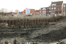 55741 Het kleine droogdok of dokje van Perry grenzend aan de Stenenbeer in Vlissingen (aangelegd in 1705 en gedempt in ...