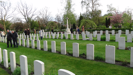 56351 De oorlogsgraven op de Noorderbegraafplaats aan de President Rooseveltlaan. Het Brits ereveld herbergt de graven ...