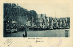 56654 Nieuwendijk Vlissingen Groeten uit De Engelse- of Visserhaven met links de Nieuwendijk