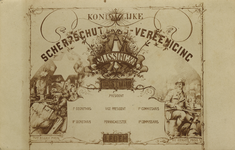 56791 'Koni(nk)lijke scherpschuters-vereeniging' De Koninklijke scherpschutters vereniging Vlissingen opgericht op 1 ...