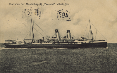 57100 'Mailboot der Maatschappij Zeeland Vlissingen'