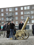 57135 Het officiële startschot en het slaan van de eerste paal voor de bouw van het nieuwbouwproject Groote Markt op ...