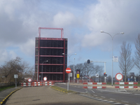 57734 De keersluisbrug gefotografeerd op de eerste dag van een groot onderhoud. Tijdens dit onderhoud word de brug ...