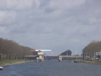 57741 De Sloebrug over het Kanaal door Walcheren, gezien vanaf de binnenkeersluis