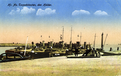 57887 'Hr. Ms. Torpedobooten, den Helder. In de Haven van Den Helder zie we de Hr. Ms. Wajang (1903-1919), de Hr. Ms. ...