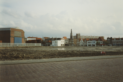 58757 De Aagje Dekenstraat met het voormalige bouwrijp gemaakte terrein van de Koninklijke Maatschappij de Schelde ...