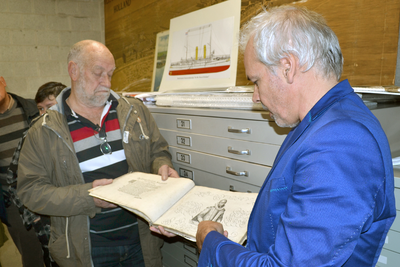 59233 Open archievendag in het gemeentearchief Vlissingen op zaterdag 25 oktober 2014. Rond de 200 bezoekers bezochten ...