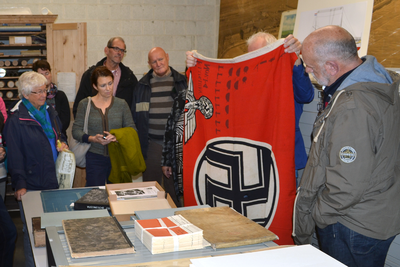 59237 Open archievendag in het gemeentearchief Vlissingen op zaterdag 25 oktober 2014. Rond de 200 bezoekers bezochten ...