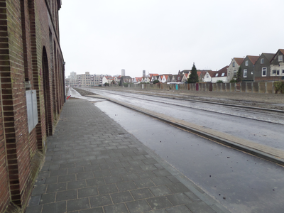 59456 Aanleg van de Verlengde Aagje Dekenstraat (later De Willem Ruysstraat) op het terrein van de Koninklijke ...
