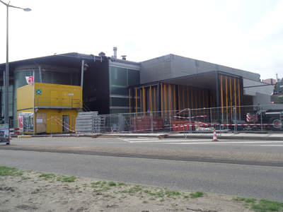 59540 Bouw van een nieuwe grote zaal bij bioscoop CineCity in Vlissingen aan de Spuikomweg 1. Het bestaande ...