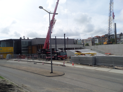 59541 Bouw van een nieuwe grote zaal bij bioscoop CineCity in Vlissingen aan de Spuikomweg 1. Het bestaande ...