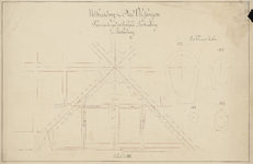 1080 Uitbreiding der stad Vlissingen. Plan van de gedeeltelijke bestrating en rioleering.