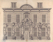1082 Praalboog voor het huis van den Heer Bernard Mauritz, Raad en Oud Schepen