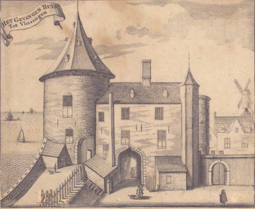 1119 Het gevangen huys tot Vlissingen [gevangentoren en Westpoort]