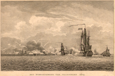 1186 Het bombardement van Vlissingen door de Engelsen van zee uit