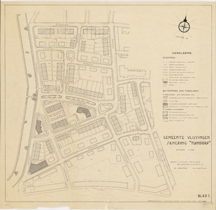 1340 Plattegrond Vlissingen; Sanering Tuindorp
