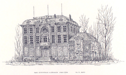 1342 Oude gemeentehuis Vlissingen anno 1733