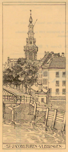 135 St Jacobstoren Vlissingen [met op de voorgrond de Bellamykade