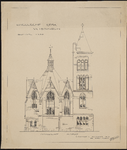 1459 Engelsche kerk Vlissingen : aanzicht markt