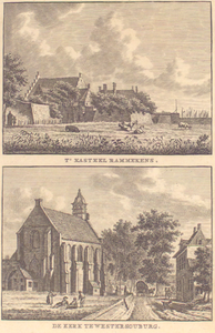 1544 1 't Kasteel Rammekens 2 De kerk te Westersouburg