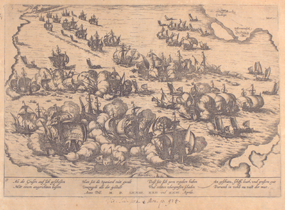 1578 [Zeeslag voor Vlissingen tussen de Spaanse en Geuzenvloten]