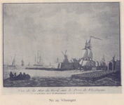 1640 Vue de la Mer du Nord sur le port de Flessinque = Gezicht vanuit de Noordzee op de haven van Vlissingen