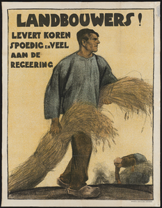 1690 Landbouwers! levert koren spoedig en veel aan de regering.