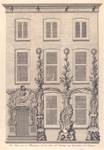 1753 het huis met de illuminatien van den heer Mr Pieter van Goethem Oud Schepen