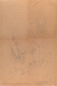 1941 Schets-afbouw O.L. Vrouwekerk te Vlissingen