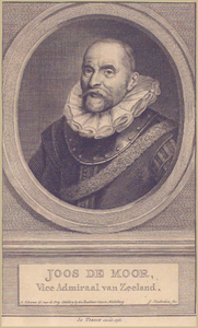 2016 Joos de Moor, Geb. 1550, overl. 1618, baljuw van Middelburg, 1574, vice-admiraal van Zeeland