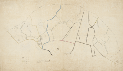 2034 [Plattegrond van gemeente Vlissingen (m.u.v. de binnenstad) met daarop aangetekend de eigendomssituaties van de wegen]