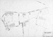 2036 Plattegrond van Oost-Souburg; gedeelte tussen de Burchtstraat, Ritthemsestraat en Julianastraat