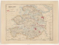 2176 [Kaart van] Zeeland, ontworpen en getekend door J. Kuyper