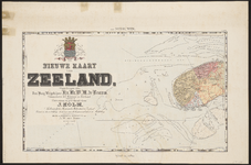 2203 Nieuwe kaart van Zeeland, opgedragen aan den H.W.G.H. Jhr. Mr. W.M. de Brau, Commissaris des Konings in Zeeland, ...